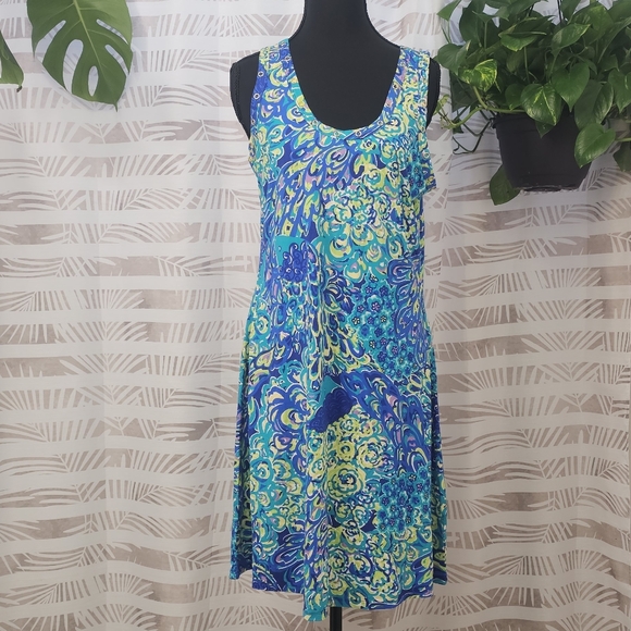 Philosophy Dresses & Skirts - NWT Philosophy Aqua Peacock Dress Size Petite Large